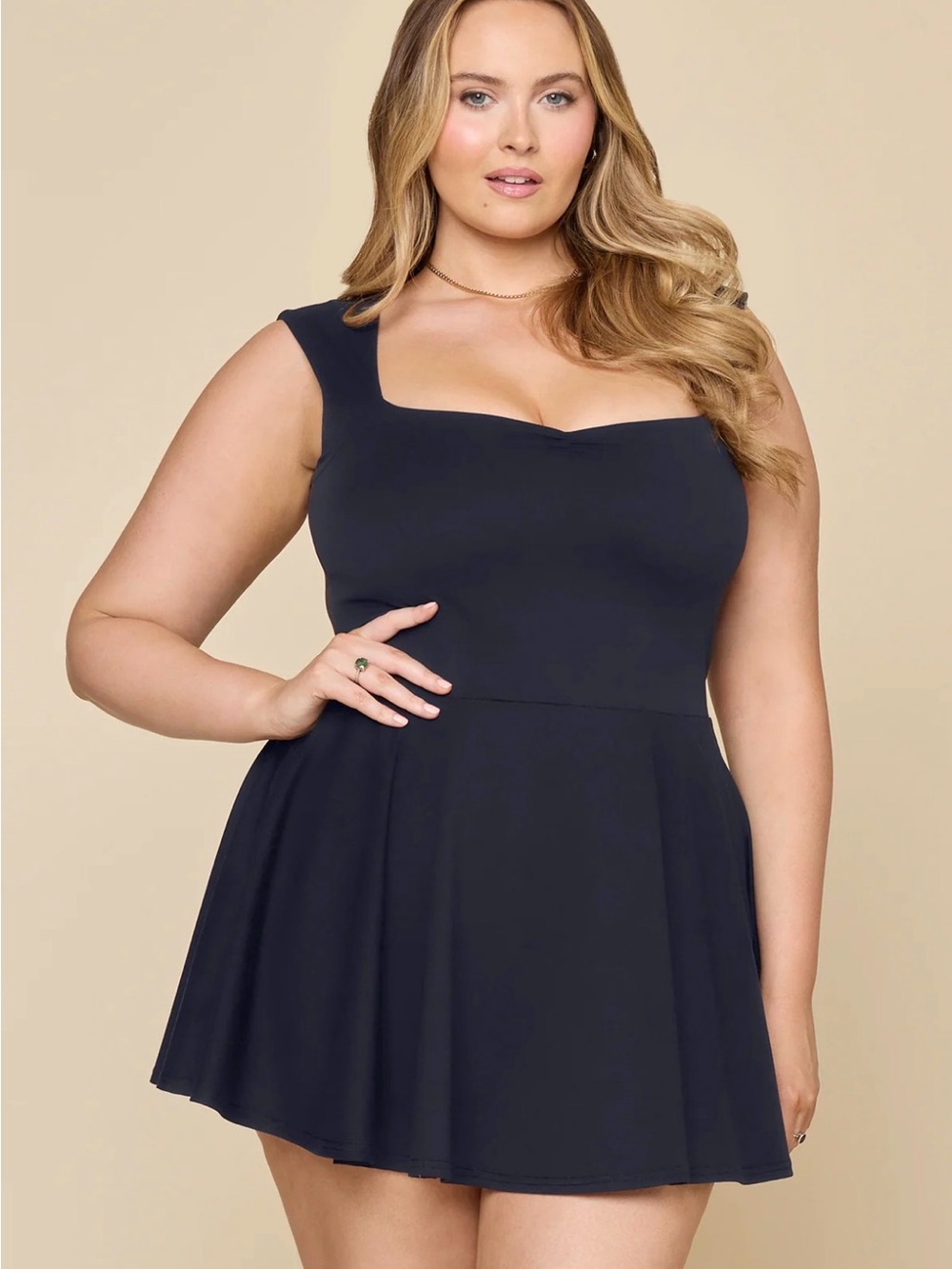 POPFLEX Skate the Day Away Dress - Cool Black